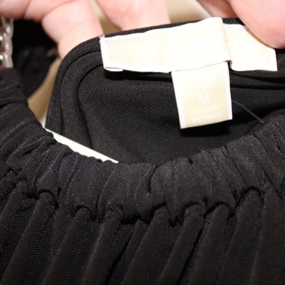 🎄Michael Kors Black Chain-link Tank I Black I Size M I NWT - Picture 2 of 10